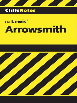 cover image of CliffsNotes on Lewis' Arrowsmith